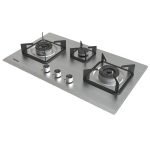HAIER STAINLESS STEEL 3BURNER HOB Model HCC-Q57328 LPG photo 2