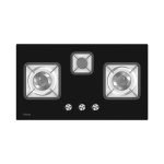 HAIER TEMPERED GLASS 3BURNER HOB Model HCC-Q57326 LPG photo 1