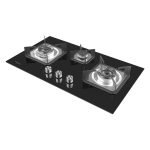 HAIER TEMPERED GLASS 3BURNER HOB Model HCC-Q57326 NG photo 2