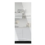 KENWOOD INVERTER REFRIGERATOR Model KRF-26657 GD MIRROR GLASS photo 1