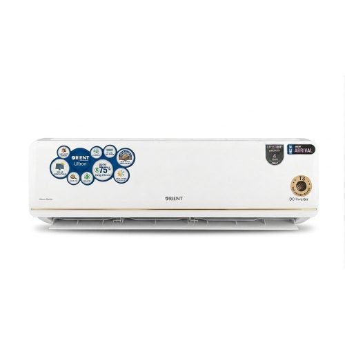 ORIENT 1.5 TON ULTRON DC INVERTER AC Model 18G SMILE GOLD WHITE