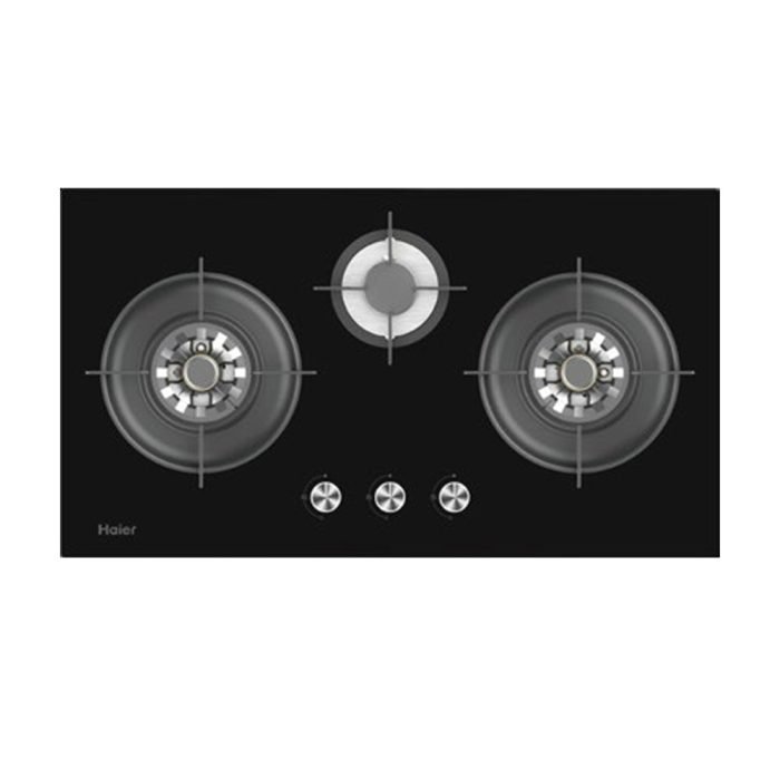 HAIER 3BURNER GLASS HOB Model HCC-Q88396 LPG