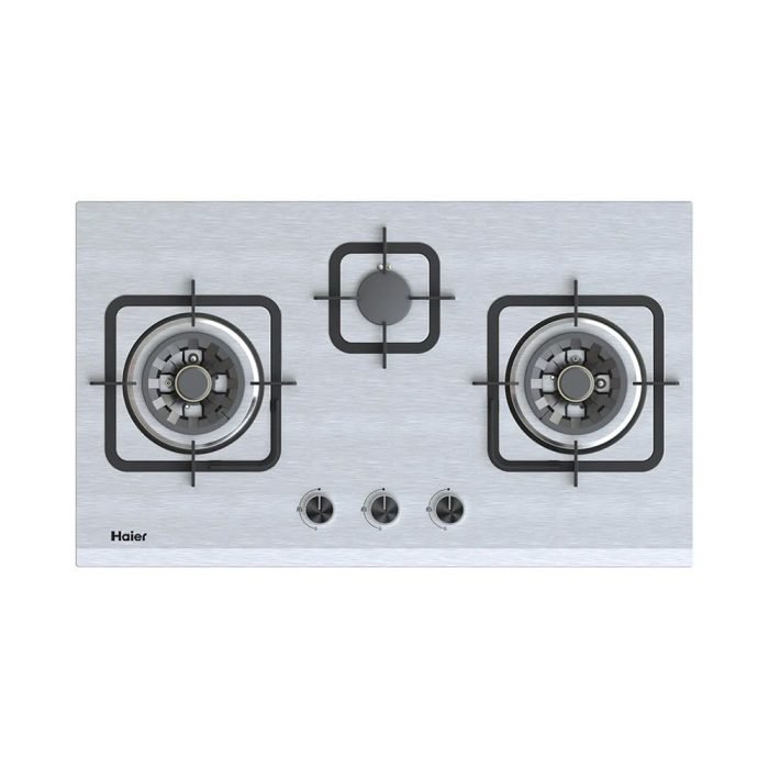 HAIER STAINLESS STEEL 3BURNER HOB Model HCC-Q87388 NG