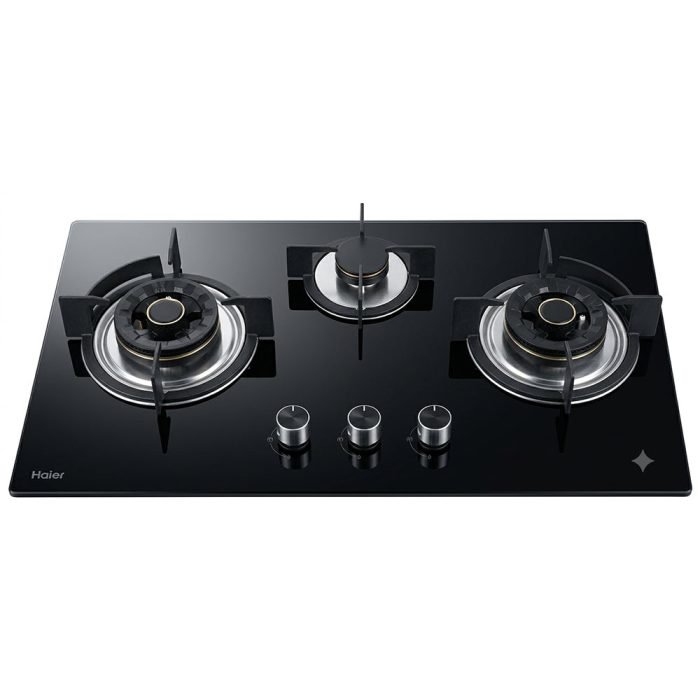 HAIER TEMPERED GLASS 3BURNER HOB