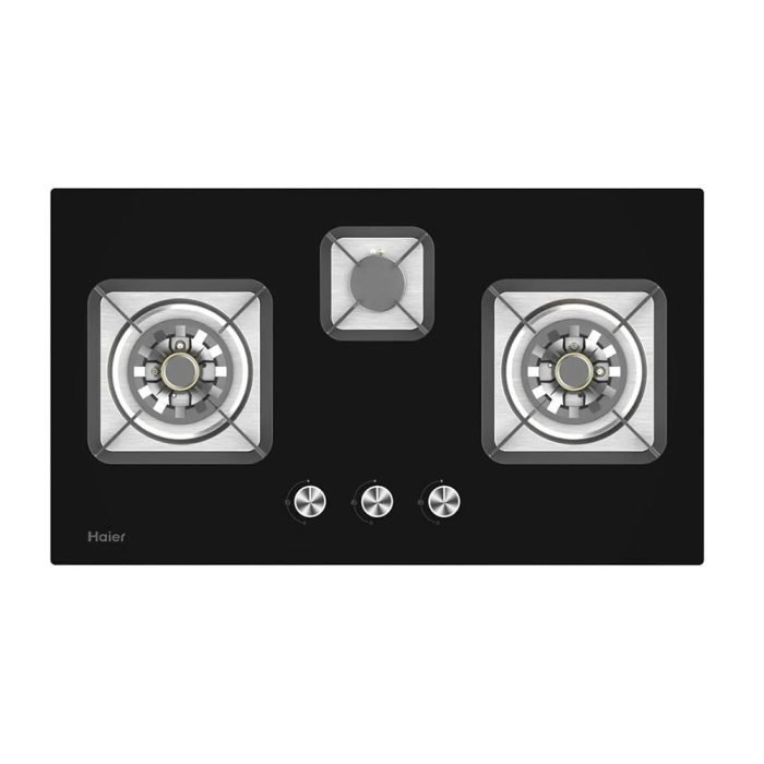 HAIER TEMPERED GLASS 3BURNER HOB